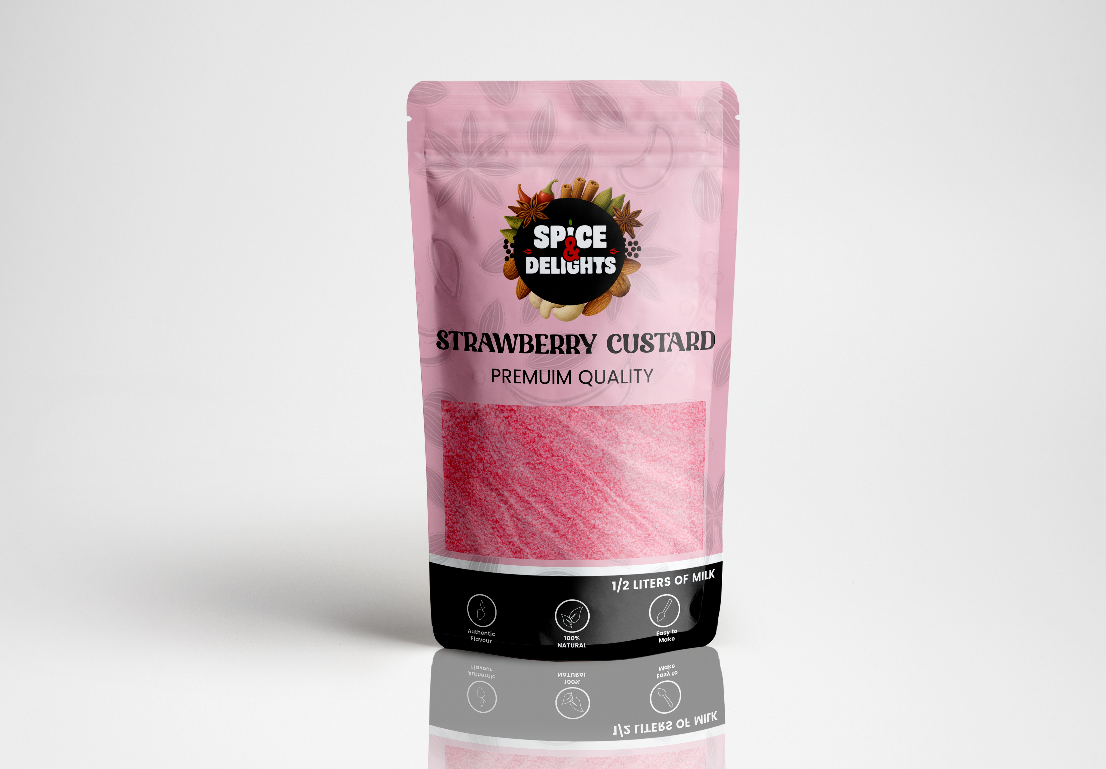 Strawberry Custard